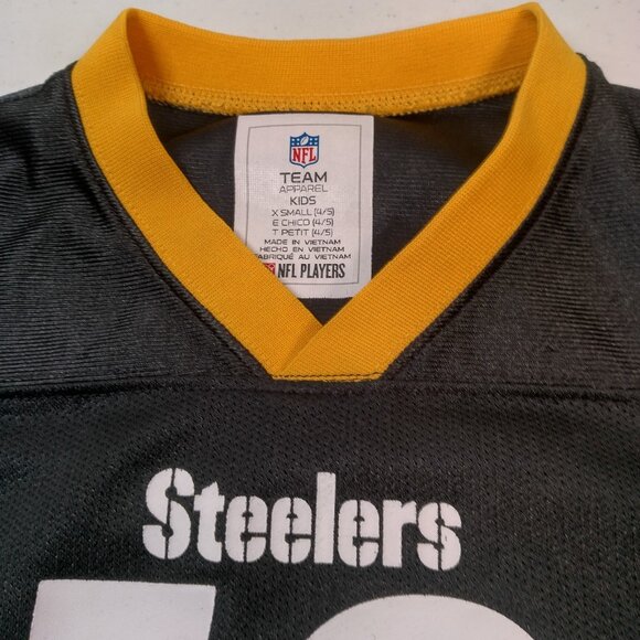 Pittsburgh Steelers Juju Smith-Schuster Jersey Kids XS 4/5 Nike On Field #19 - Picture 9 of 15